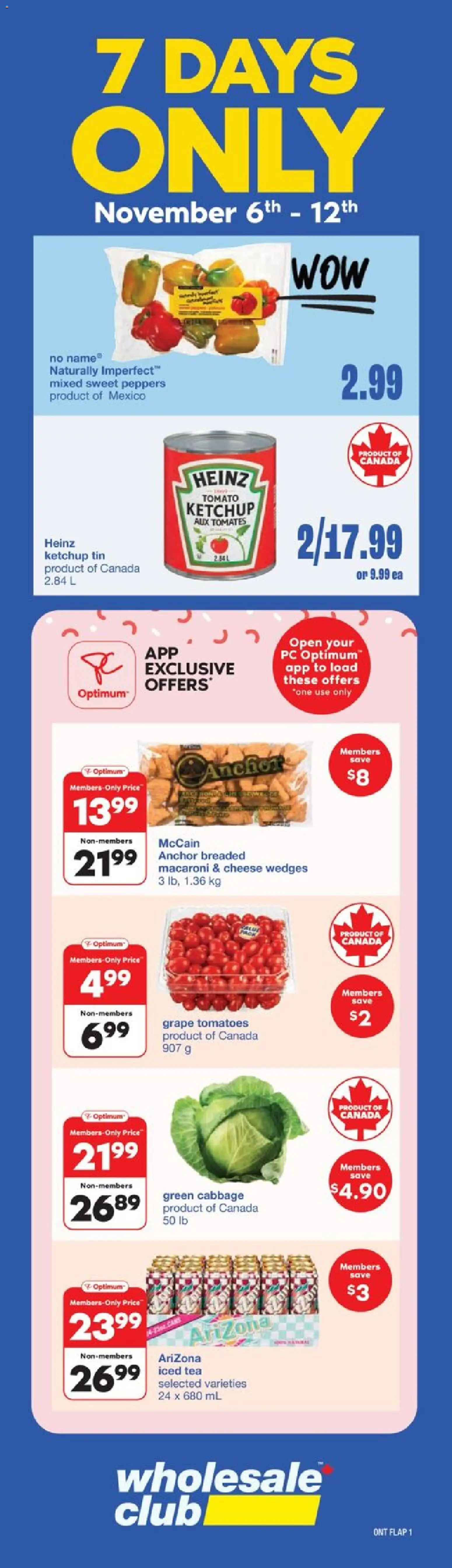 Wholesale Club weekly flyer / circulaire - page 2- valid from Nov 13, 2025