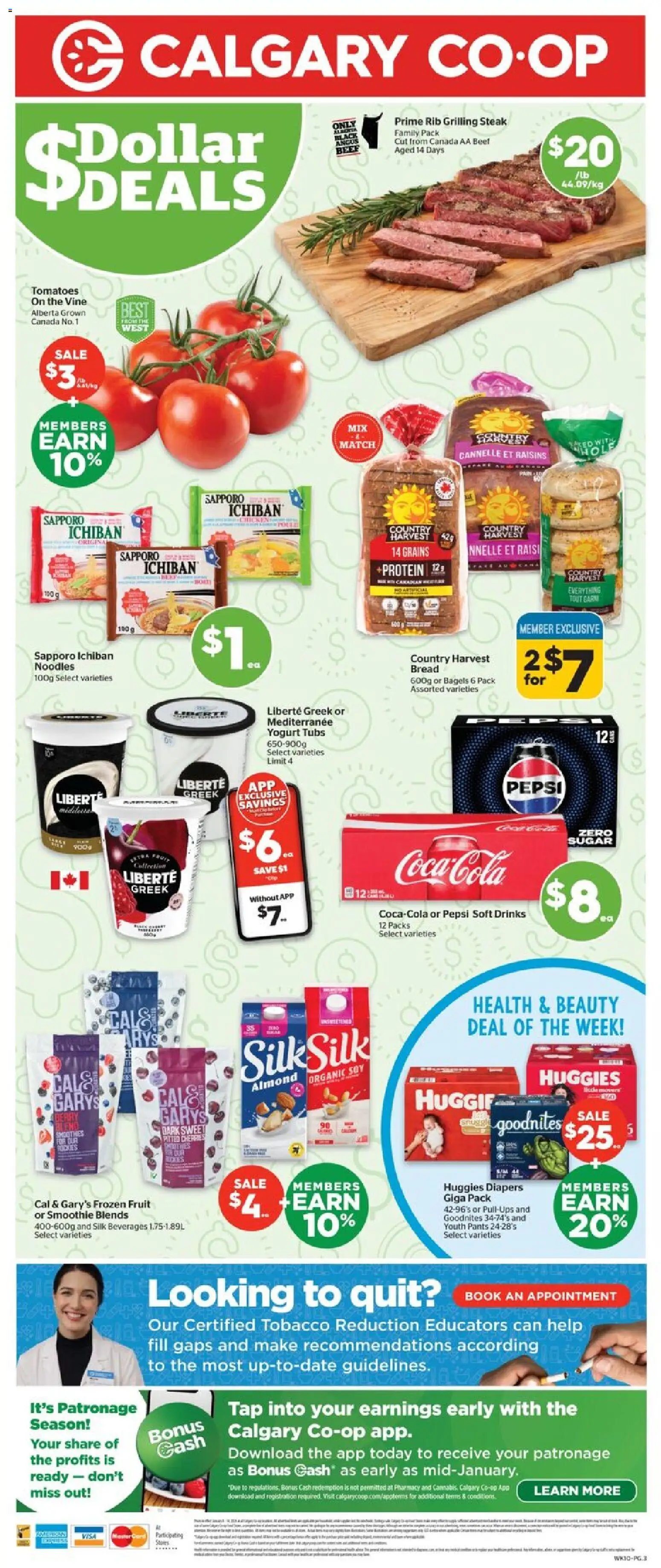 Calgary Co-op weekly flyer / circulaire - page 3- valid from Jan 8, 2026