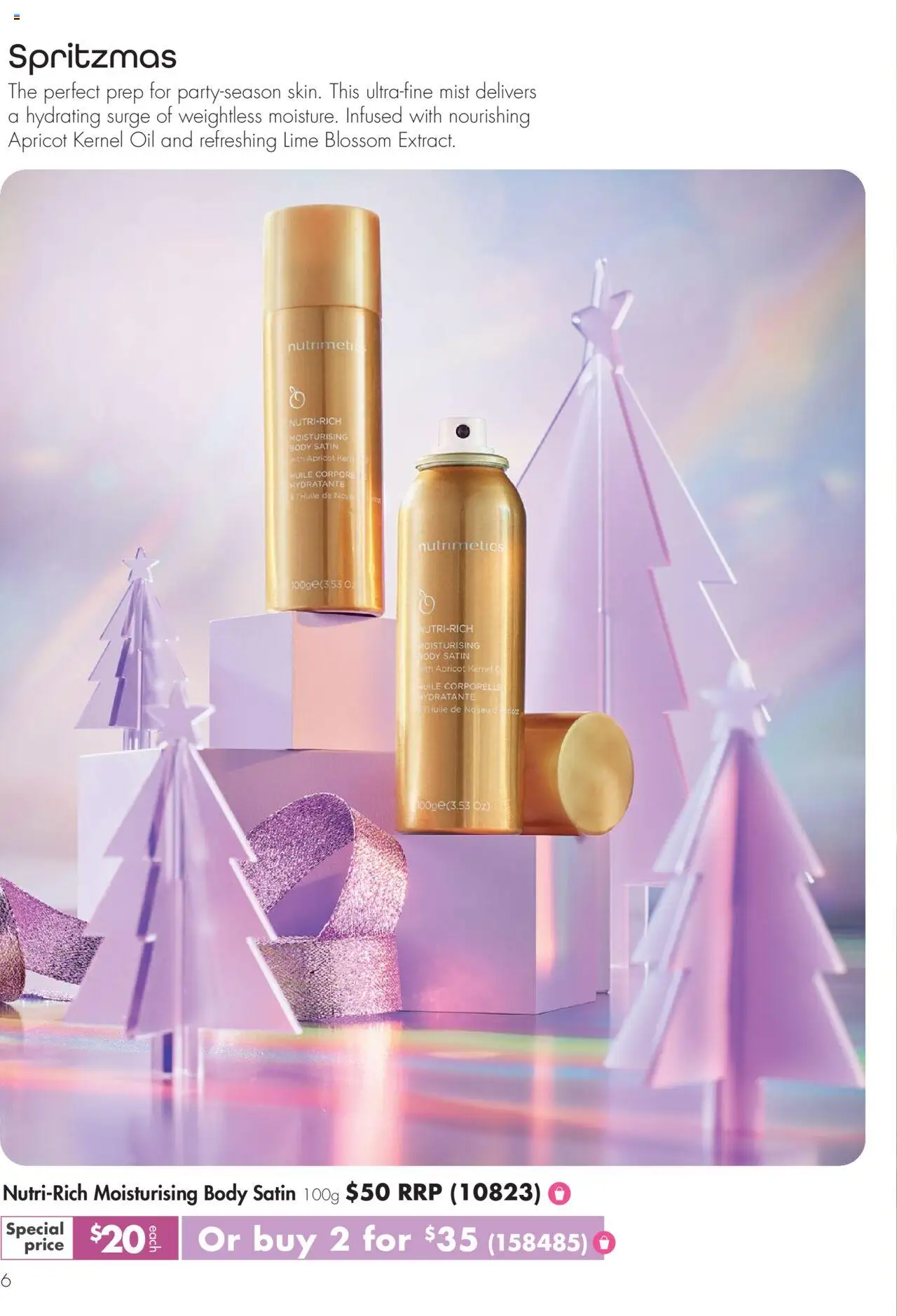 Nutrimetics Catalogue Holiday magic - page 6- valid from 12/10/2025