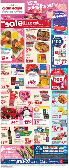 Preview Giant Eagle Weekly Ad valid from 02/12/2026