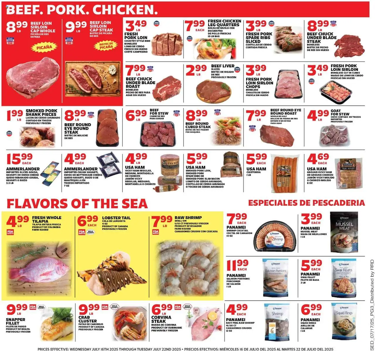 Sedano's Weekly Ad - page 3- valid from 07/16/2025