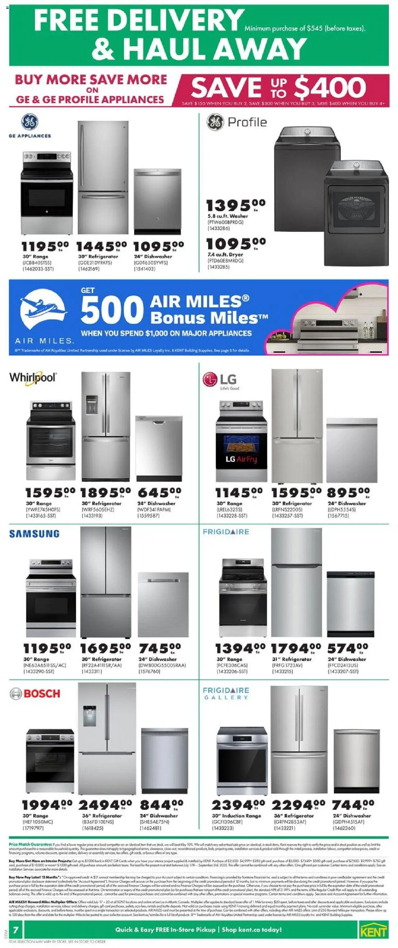 Kent weekly flyer / circulaire - page 9- valid from Jul 17, 2025