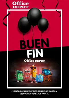 Office Depot Buen Fin aviso válido desde 23/10/2025