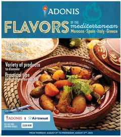 Preview Adonis flyer - Flavors ot the mediterranean valid from Aug 21, 2025