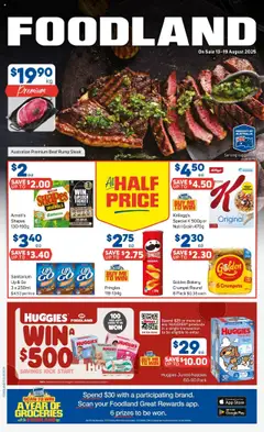Foodland catalogue preview - valid from 13/08/2025