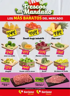 Soriana - Frescos del Mandado Mercado: Tamaulipas válido desde 10/12/2025