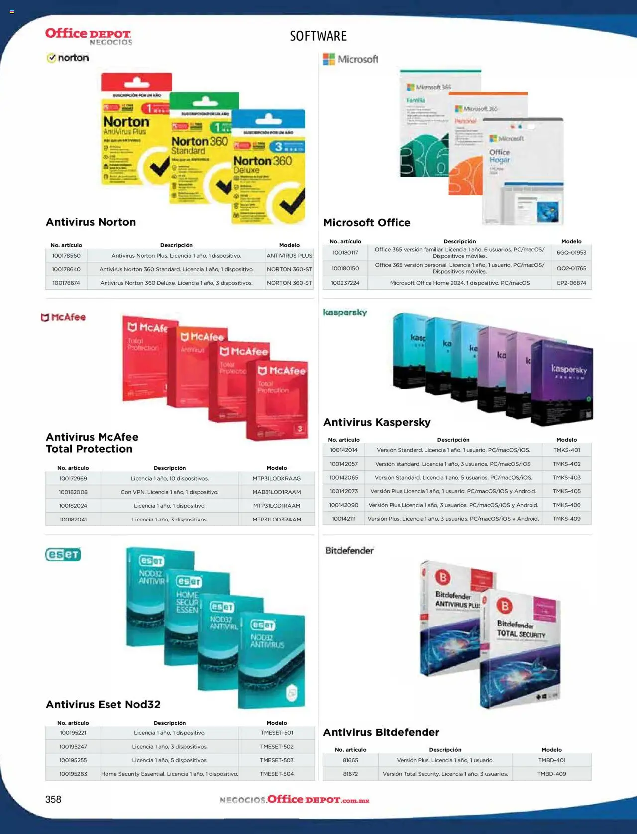 Office Depot catálogo 2025 - página 360- válido desde 09/01/2025