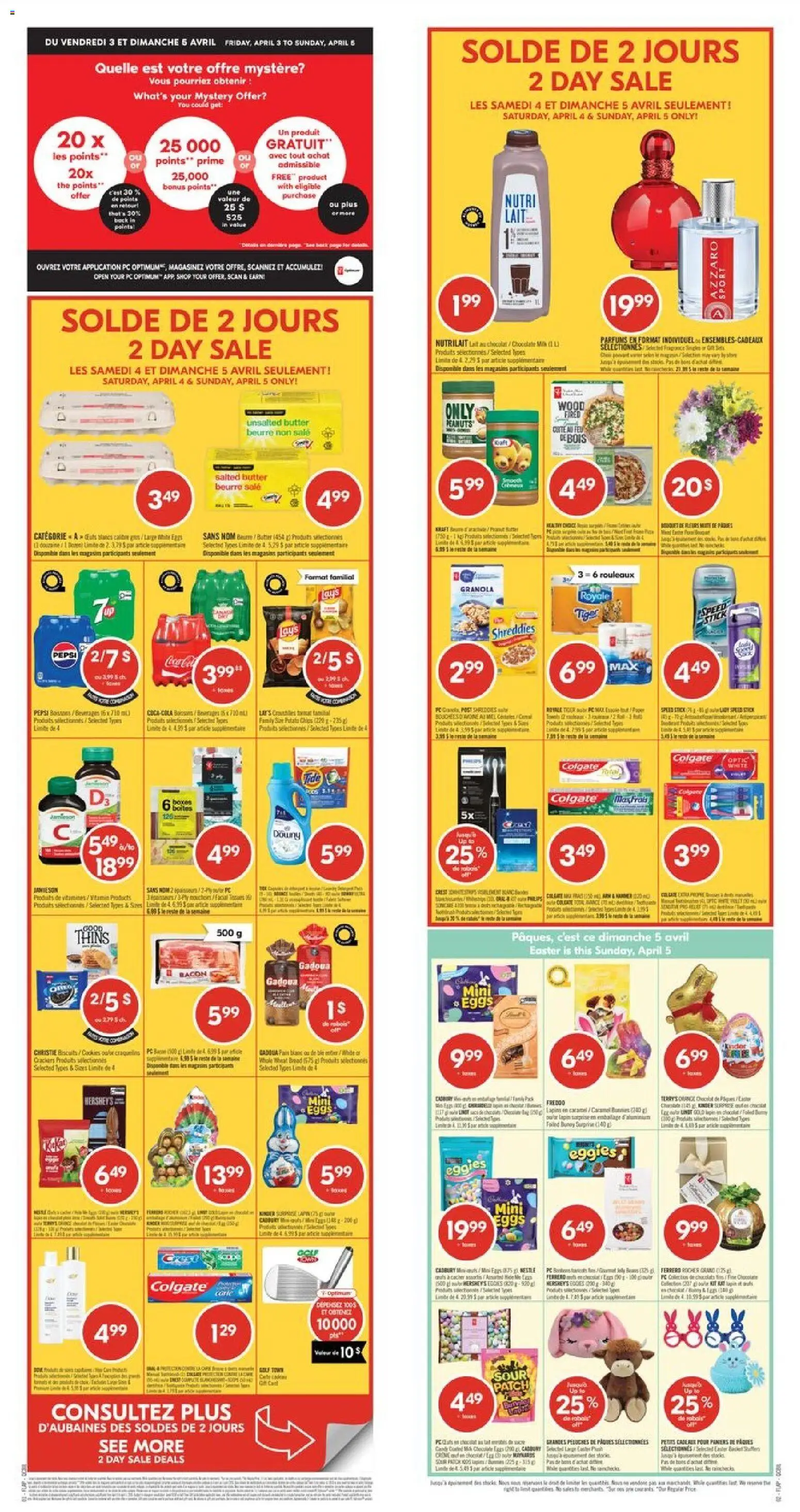 Pharmaprix weekly flyer / circulaire - page 1- valid from Apr 3, 2026