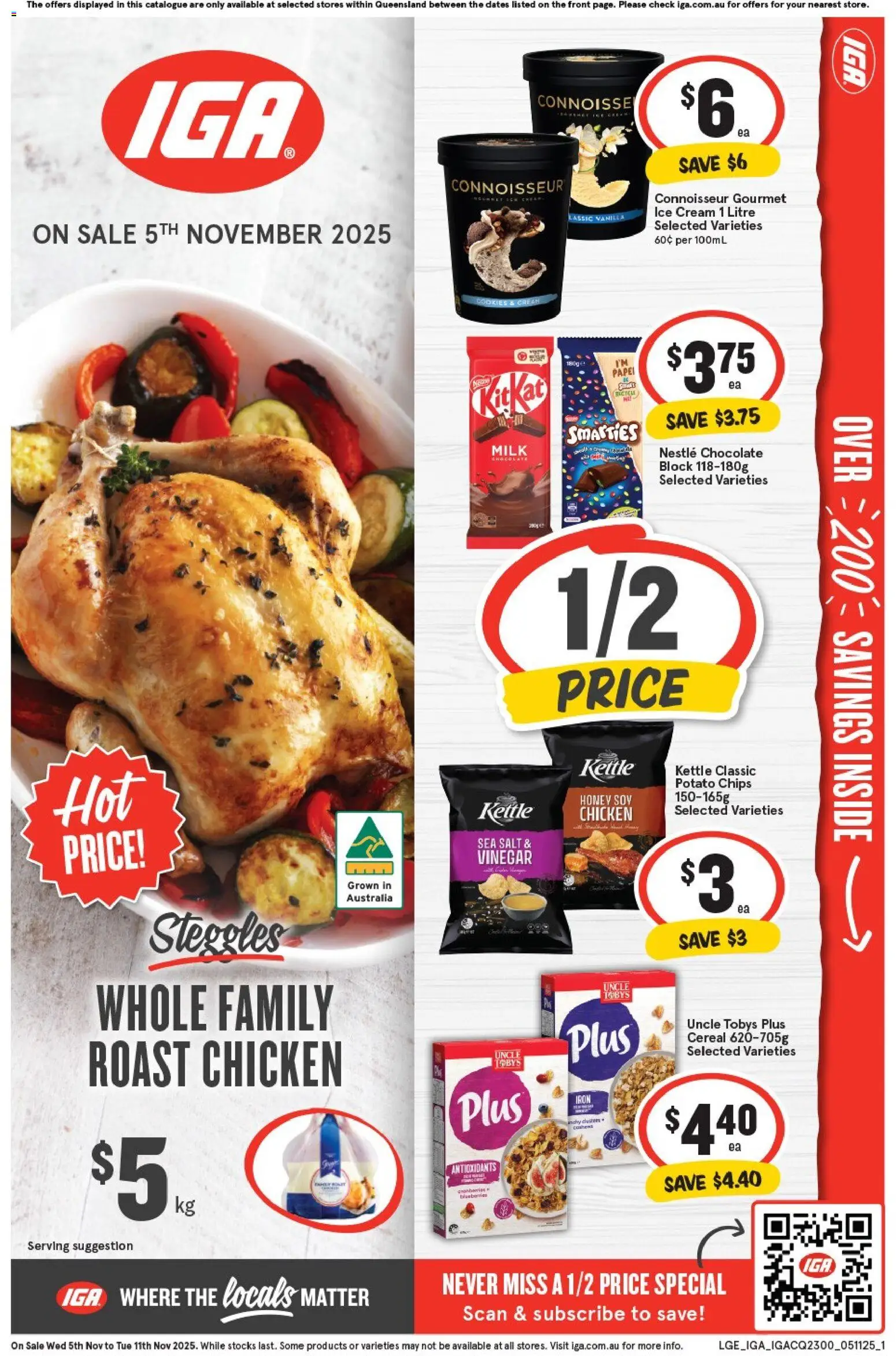 IGA Catalogue QLD - page 1- valid from 05/11/2025