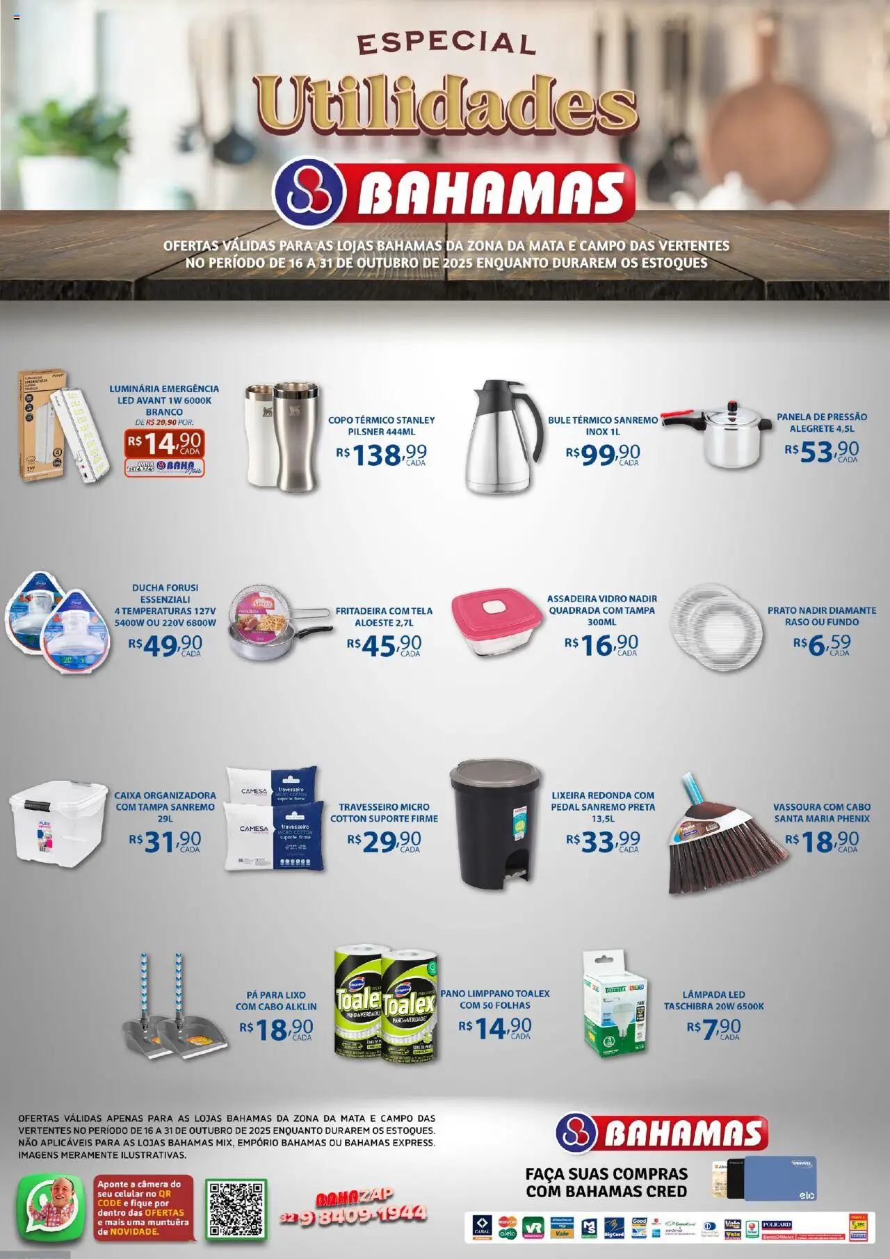 Bahamas Supermercados - Ofertas Especial Utilidades - página 1- válido a partir de 16/10/2025
