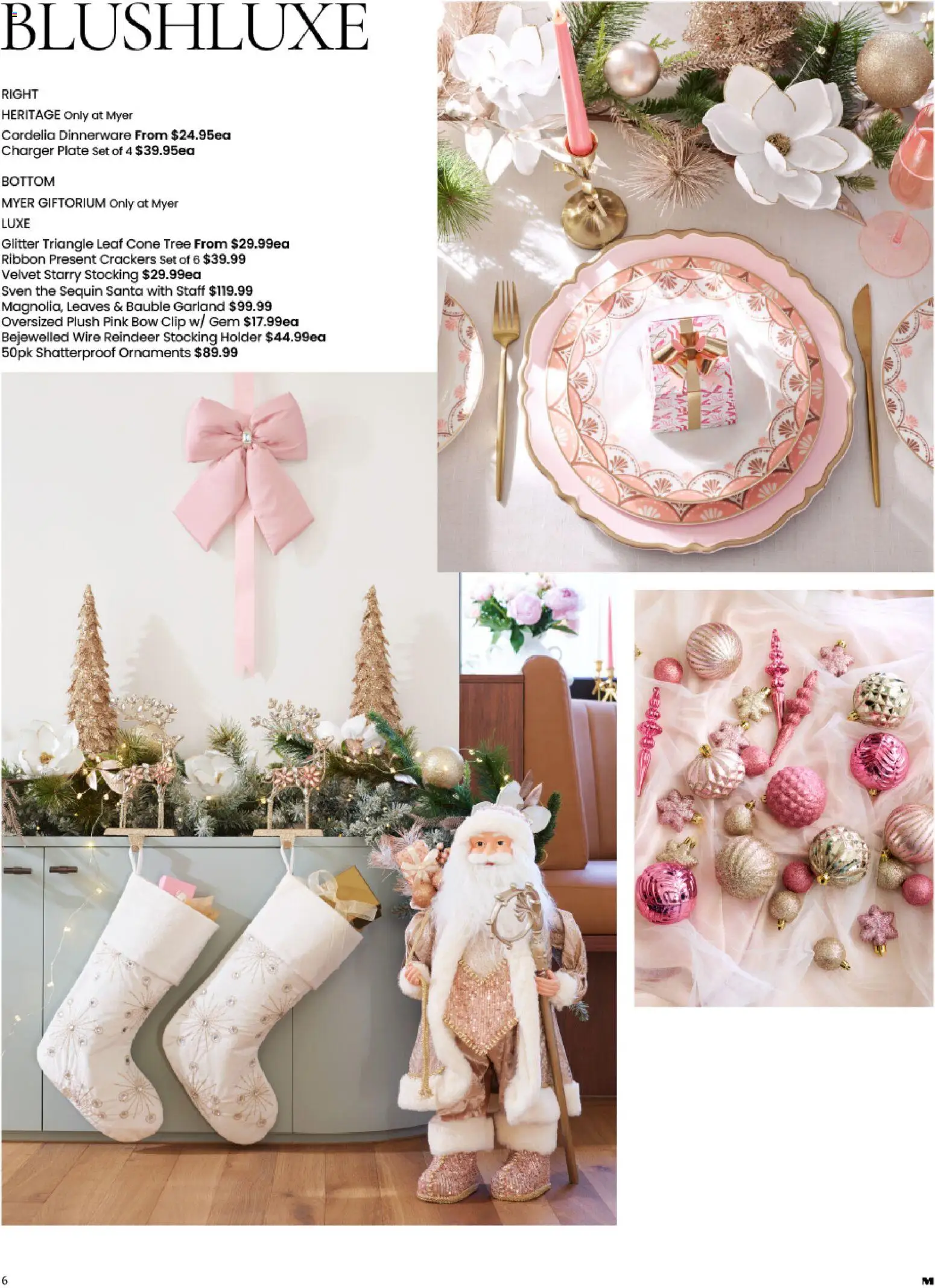 Myer Catalogue Christmas Home & Entertaining - page 6- valid from 11/11/2025