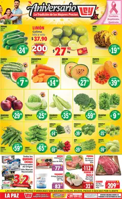 Casa Ley - Folleto Las ofertas de frutas y verduras válido desde 23/10/2025