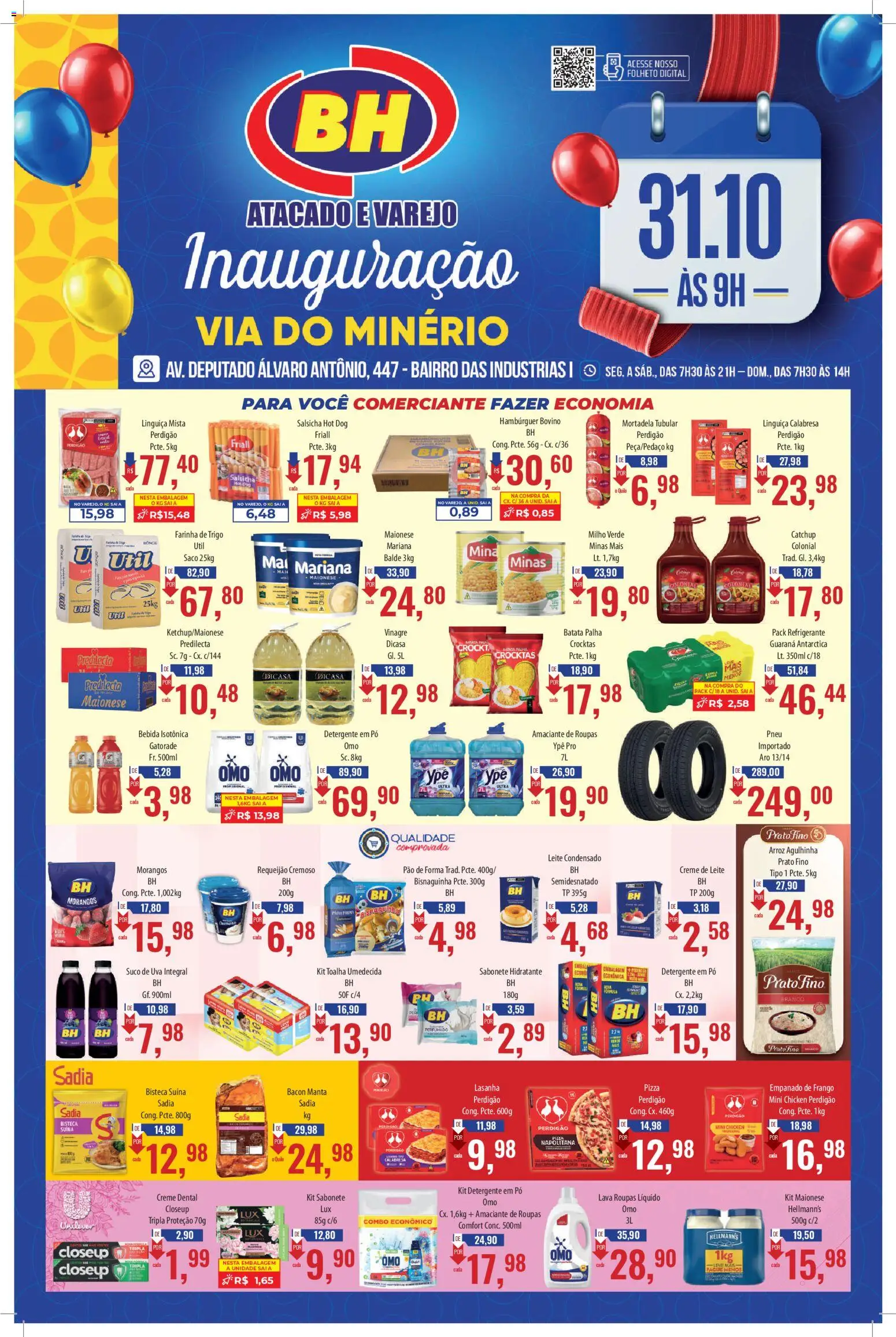 Supermercados BH - Ofertas da semana - página 1- válido a partir de 03/11/2025
