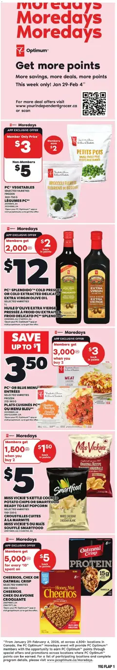 Preview Independent Grocer weekly flyer / circulaire valid from Jan 29, 2026