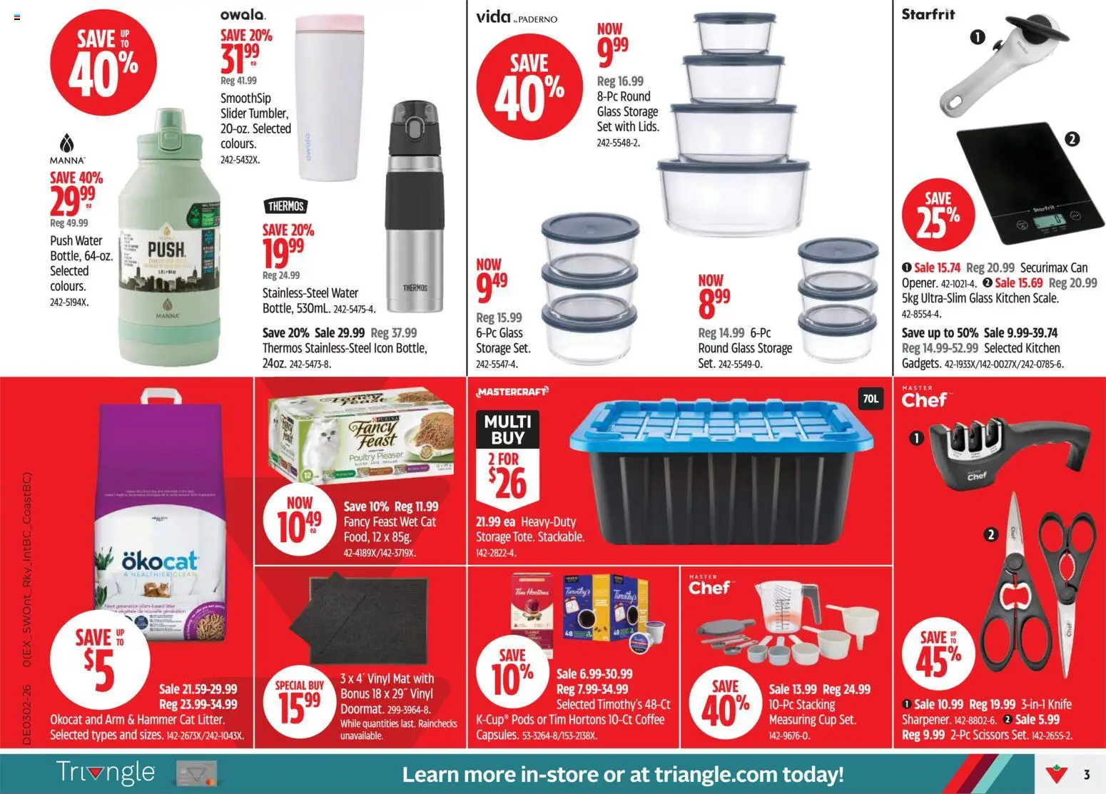 Canadian Tire weekly flyer - page 3- valid from Jan 8, 2026