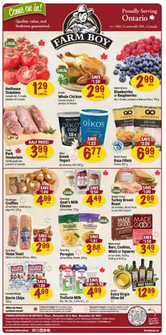 Preview Farm Boy weekly flyer / circulaire valid from Nov 20, 2025