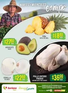 Soriana - Martes y Miércoles del Campo Súper: Nuevo León, Ciudad Victoria y Tampico válido desde 26/11/2025
