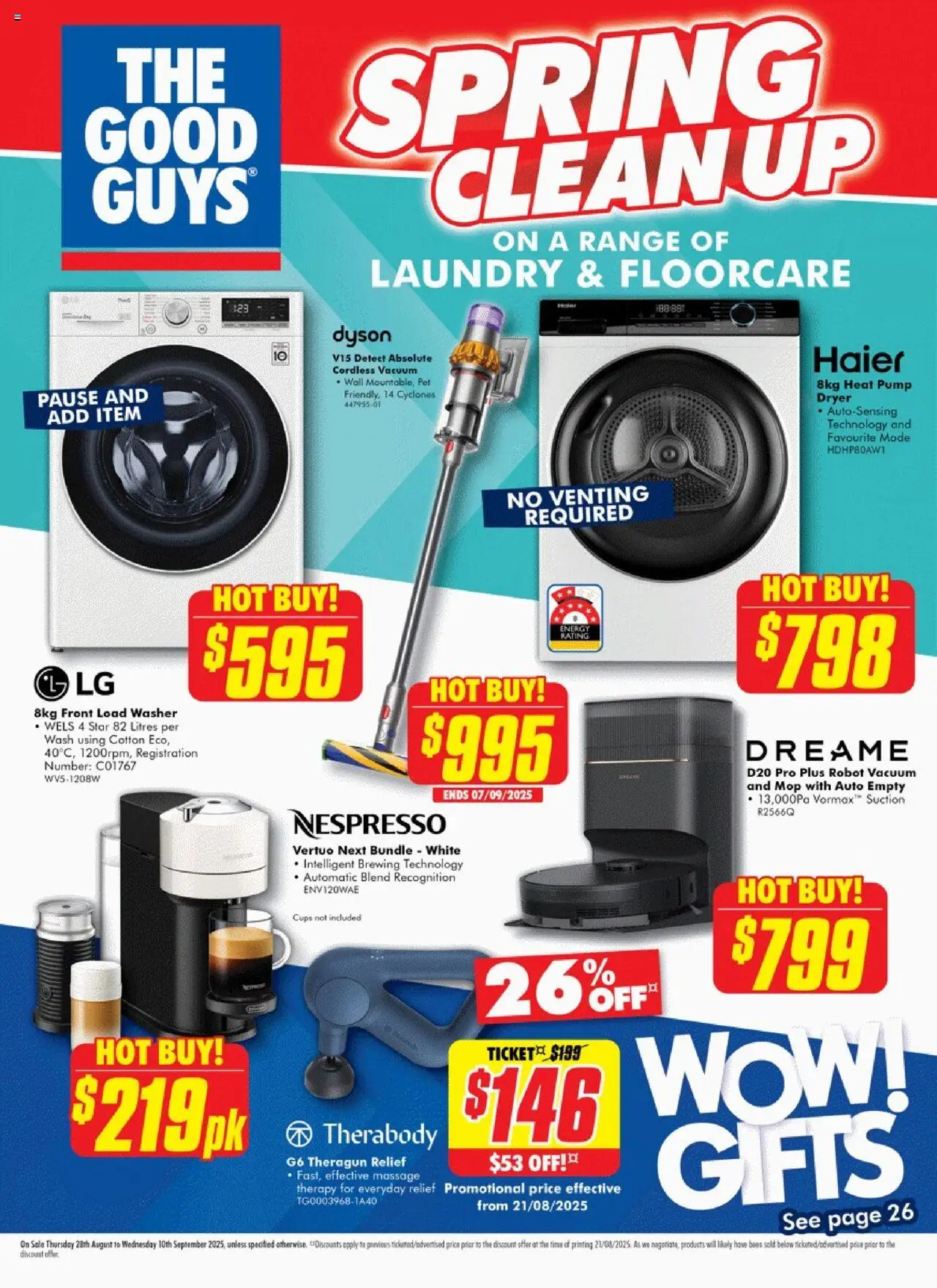 The Good Guys - Spring Clean Up - page 1- valid from 27/08/2025