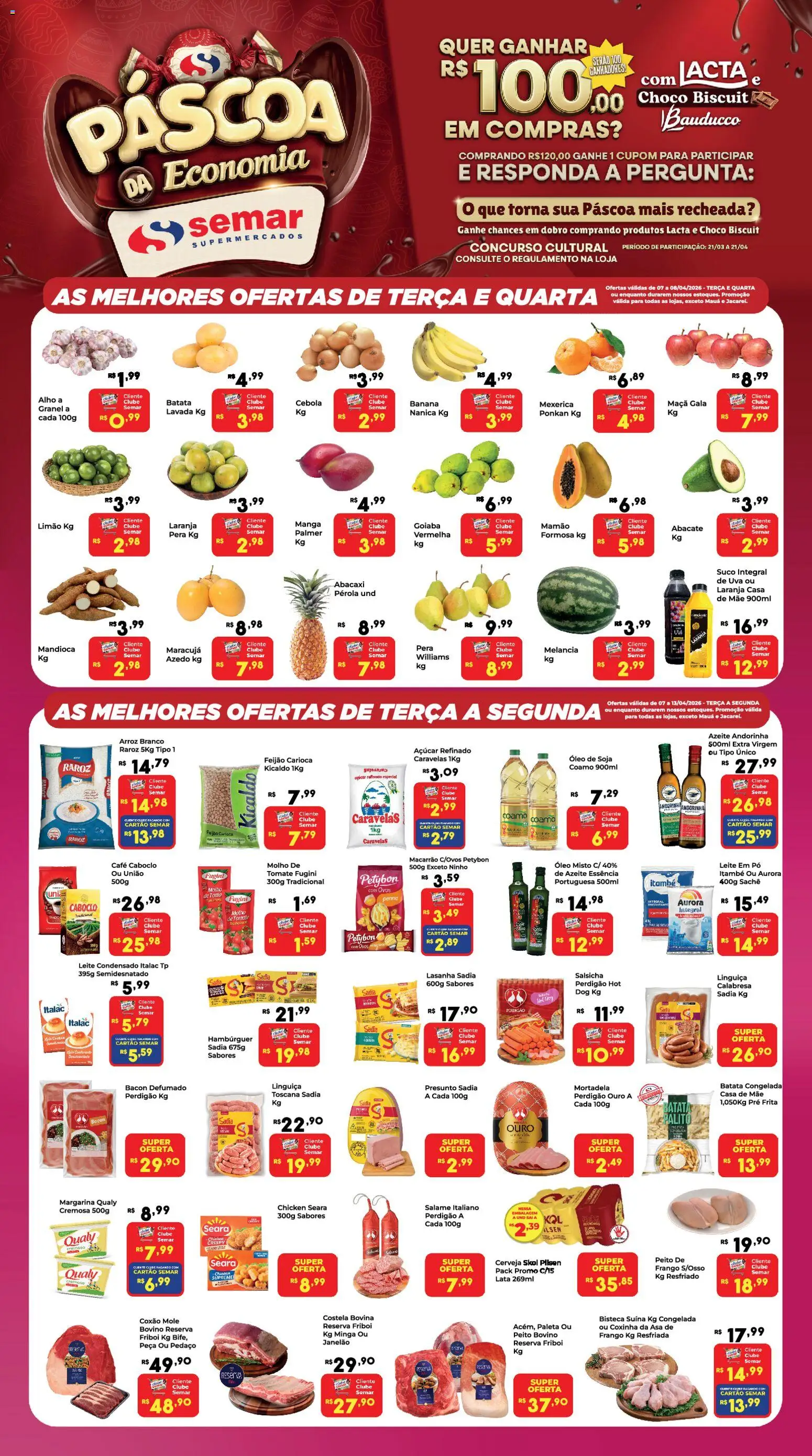 Semar Supermercado - Ofertas da semana - página 1- válido a partir de 07/04/2026

