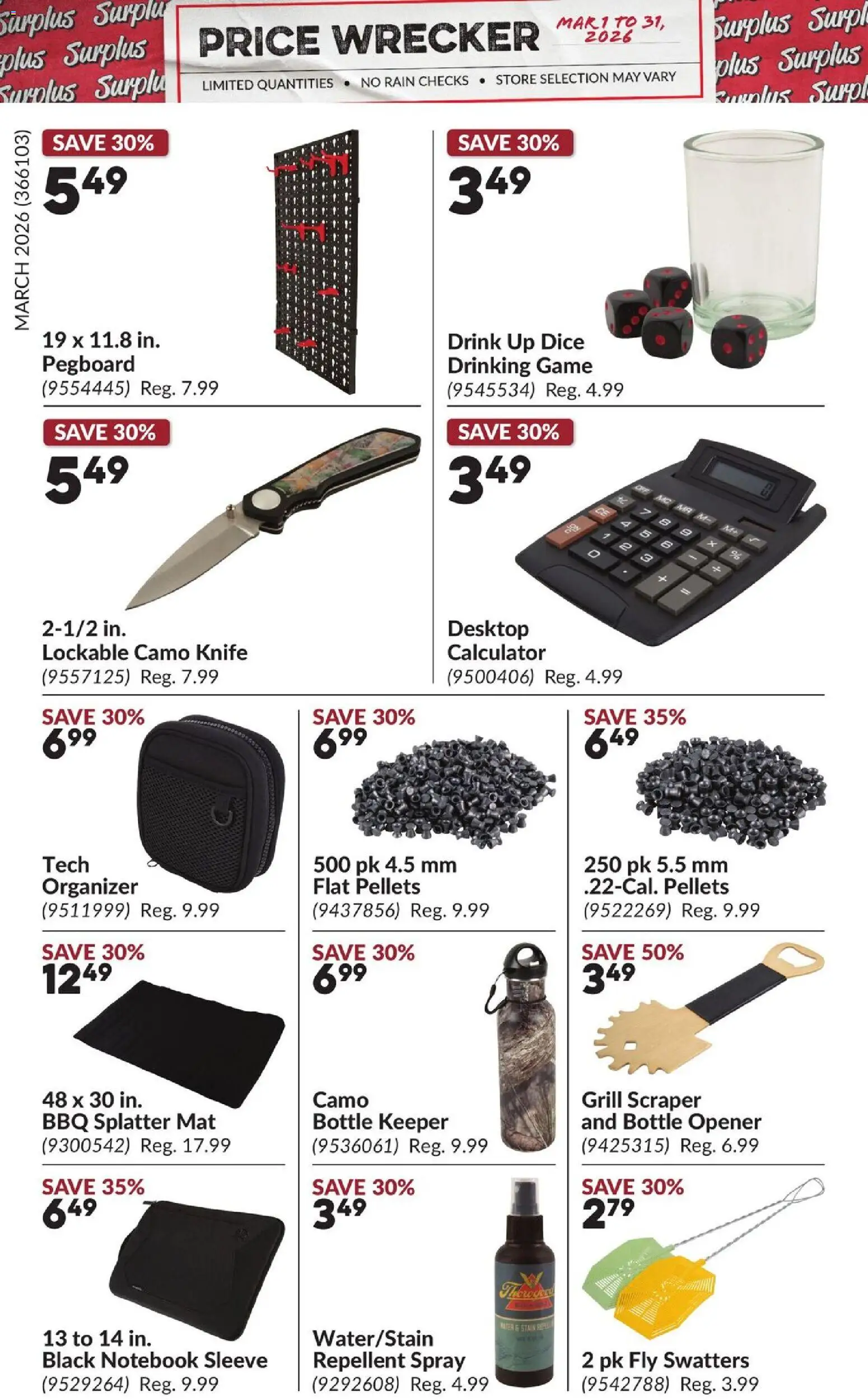 Princess Auto flyer - Price Wrecker - page 10- valid from Mar 1, 2026