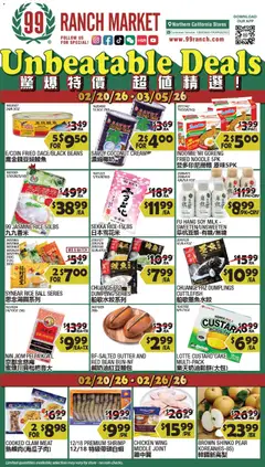 Preview 99 Ranch Market Weekly Ad valid from 02/20/2026