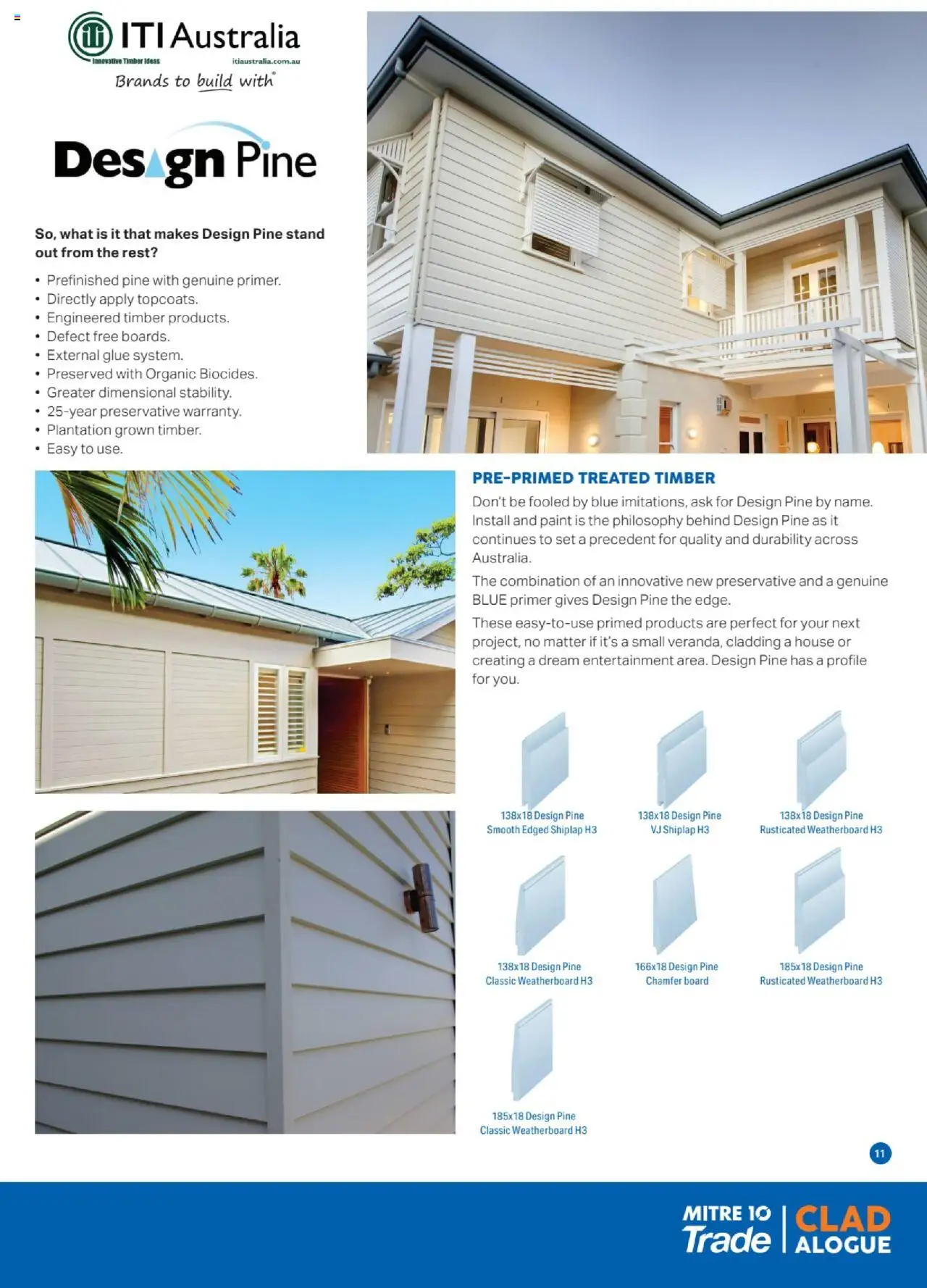 Mitre 10 - Cladalogue E-Selection Guide 2025 - page 11- valid from 27/06/2025