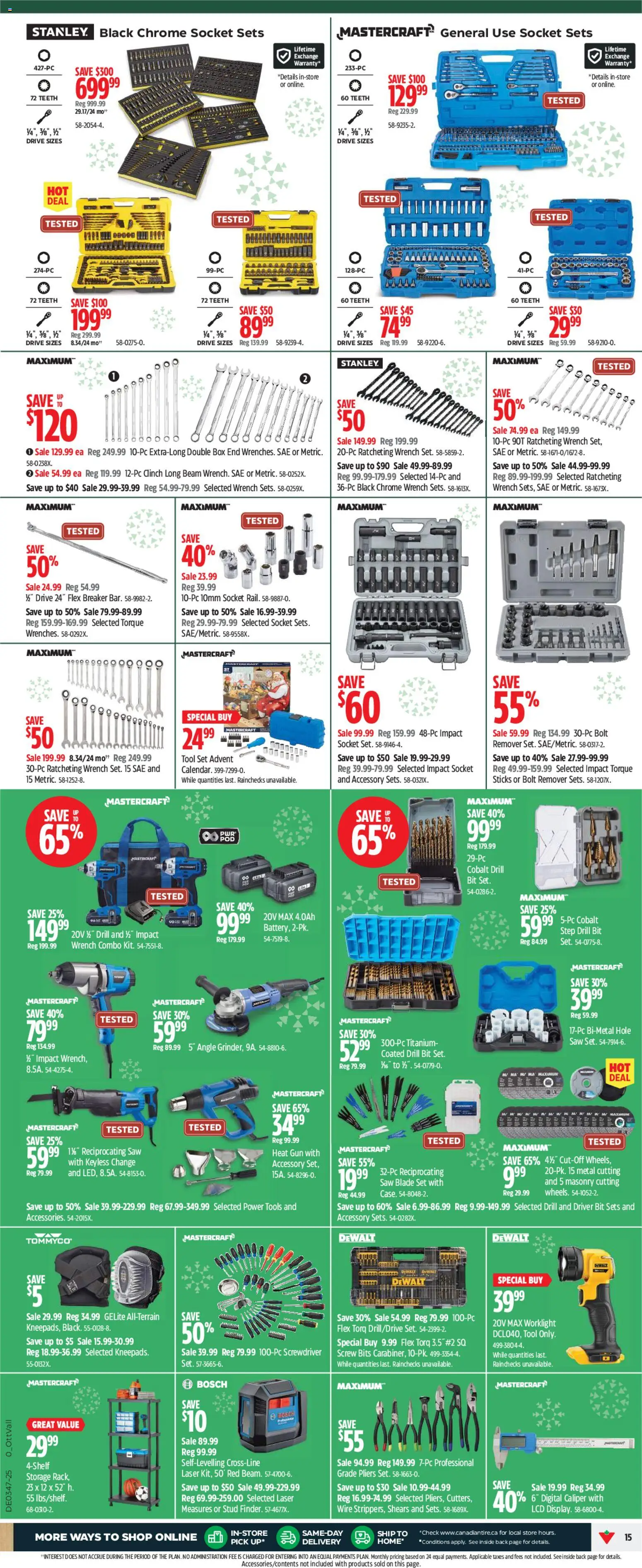 Canadian Tire weekly flyer - page 15- valid from Nov 13, 2025