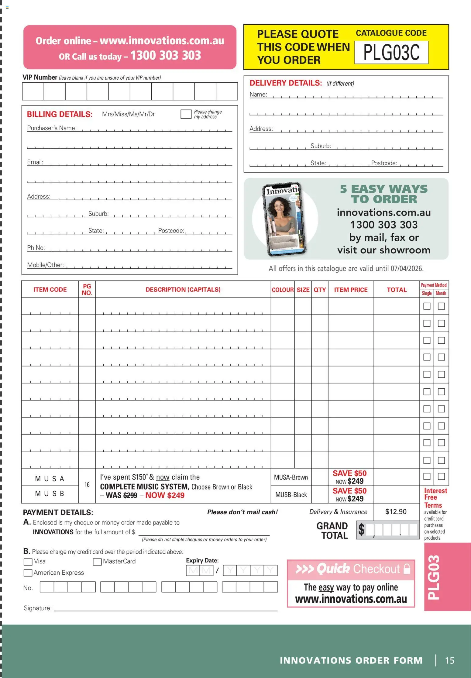 Innovations Catalogue February/March 2026 - page 15- valid from 25/02/2026