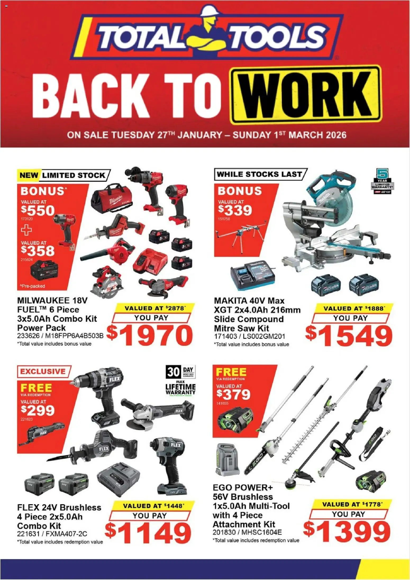 Total Tools Catalogue - page 1- valid from 27/01/2026