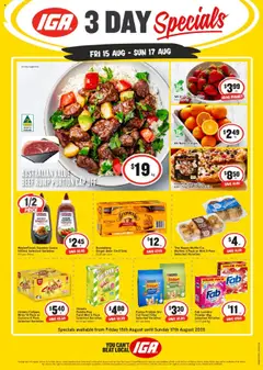 IGA catalogue preview - valid from 15/08/2025