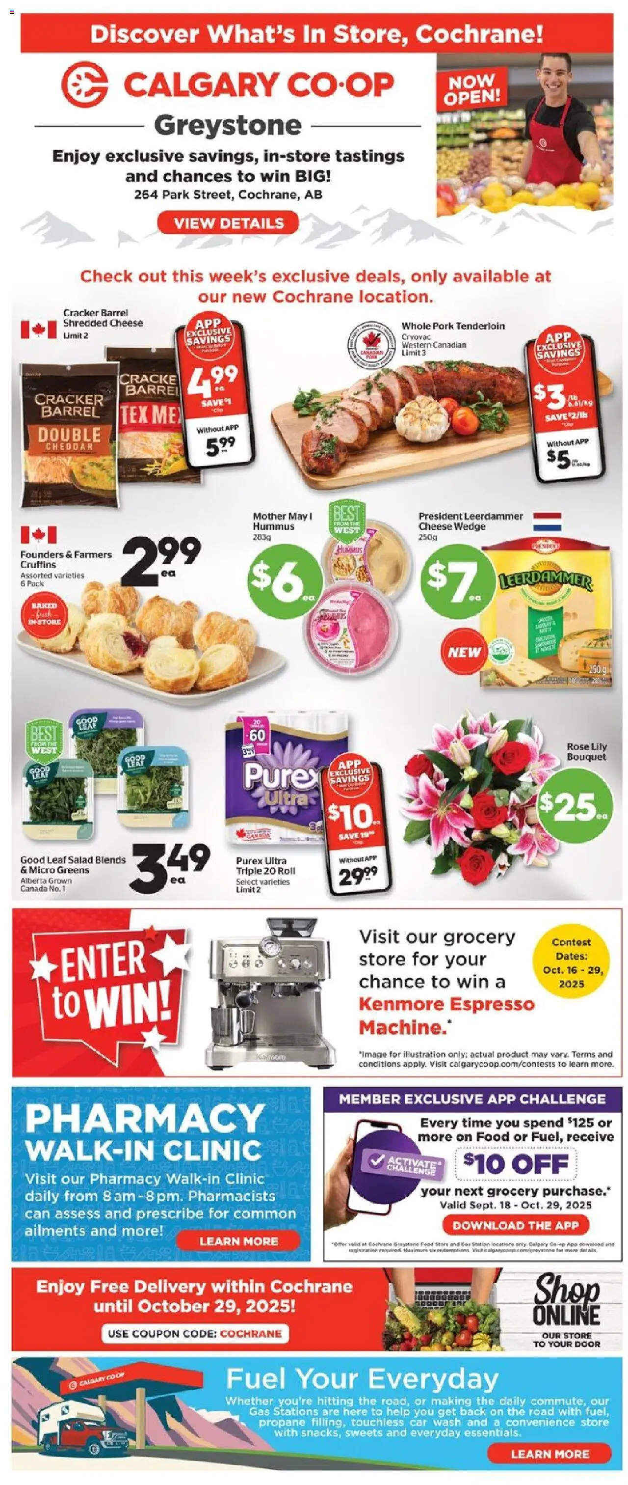 Calgary Co-op weekly flyer / circulaire - page 1- valid from Oct 16, 2025