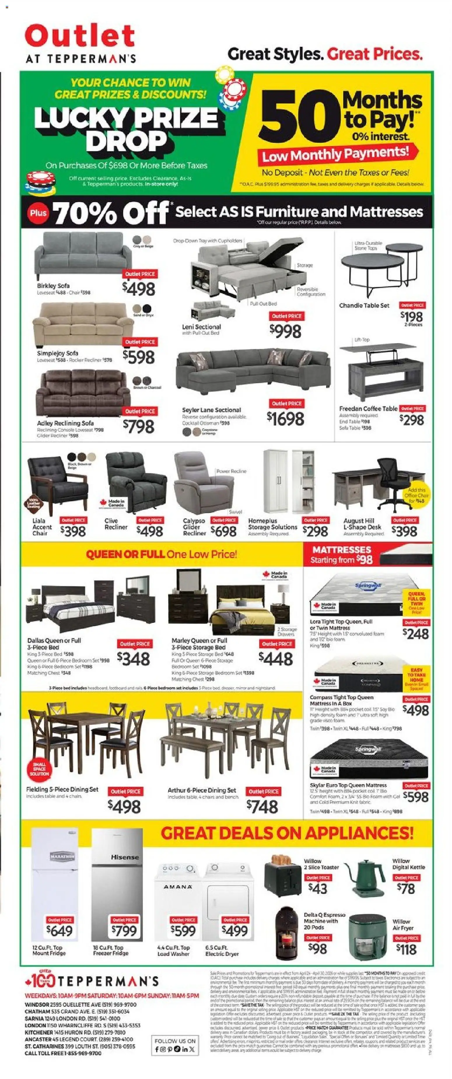 Tepperman's weekly flyer / circulaire - page 9- valid from Apr 24, 2026