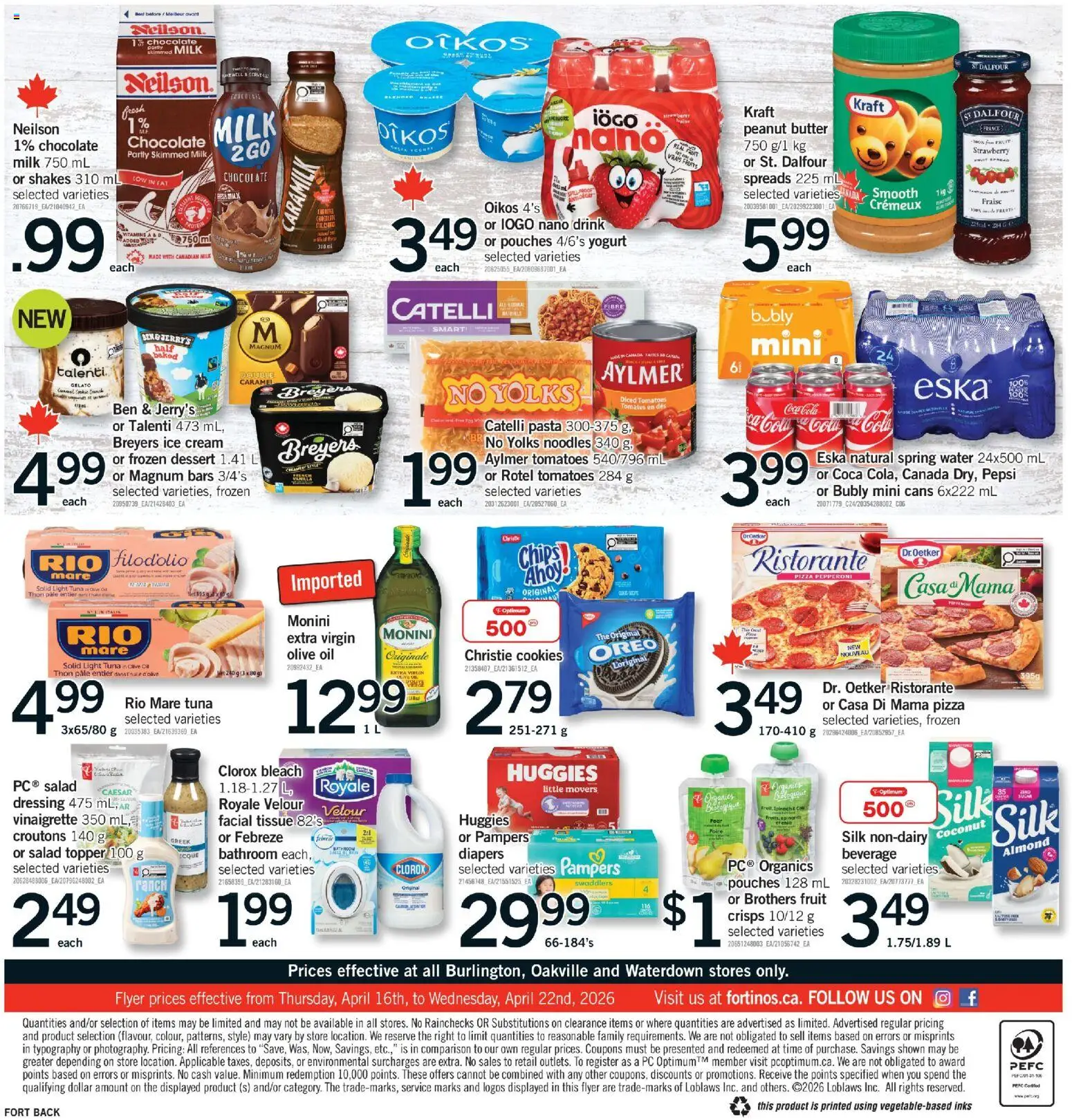 Fortinos weekly flyer / circulaire - page 2- valid from Apr 16, 2026