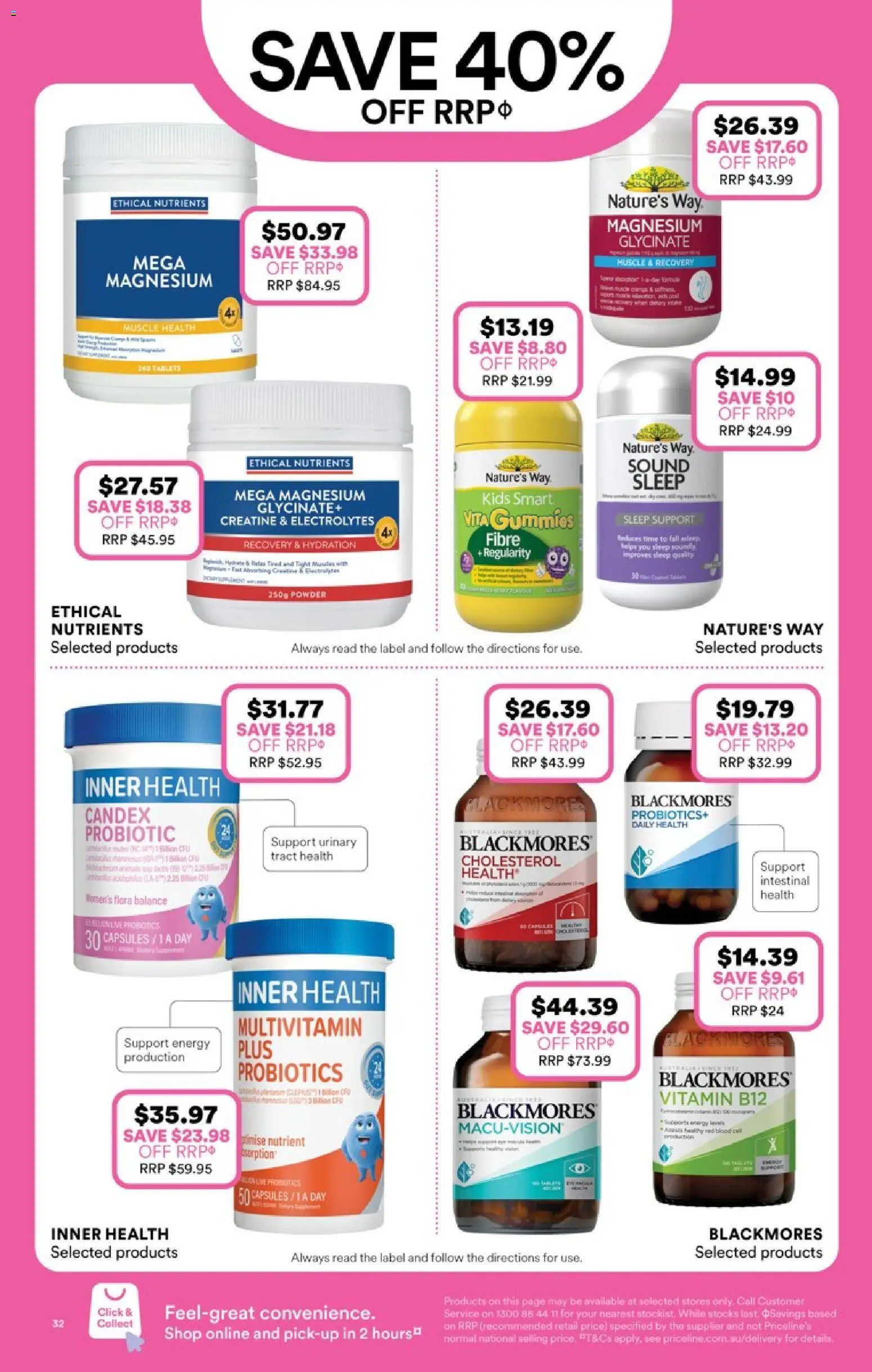 Priceline Pharmacy catalogue  - page 32- valid from 23/04/2026