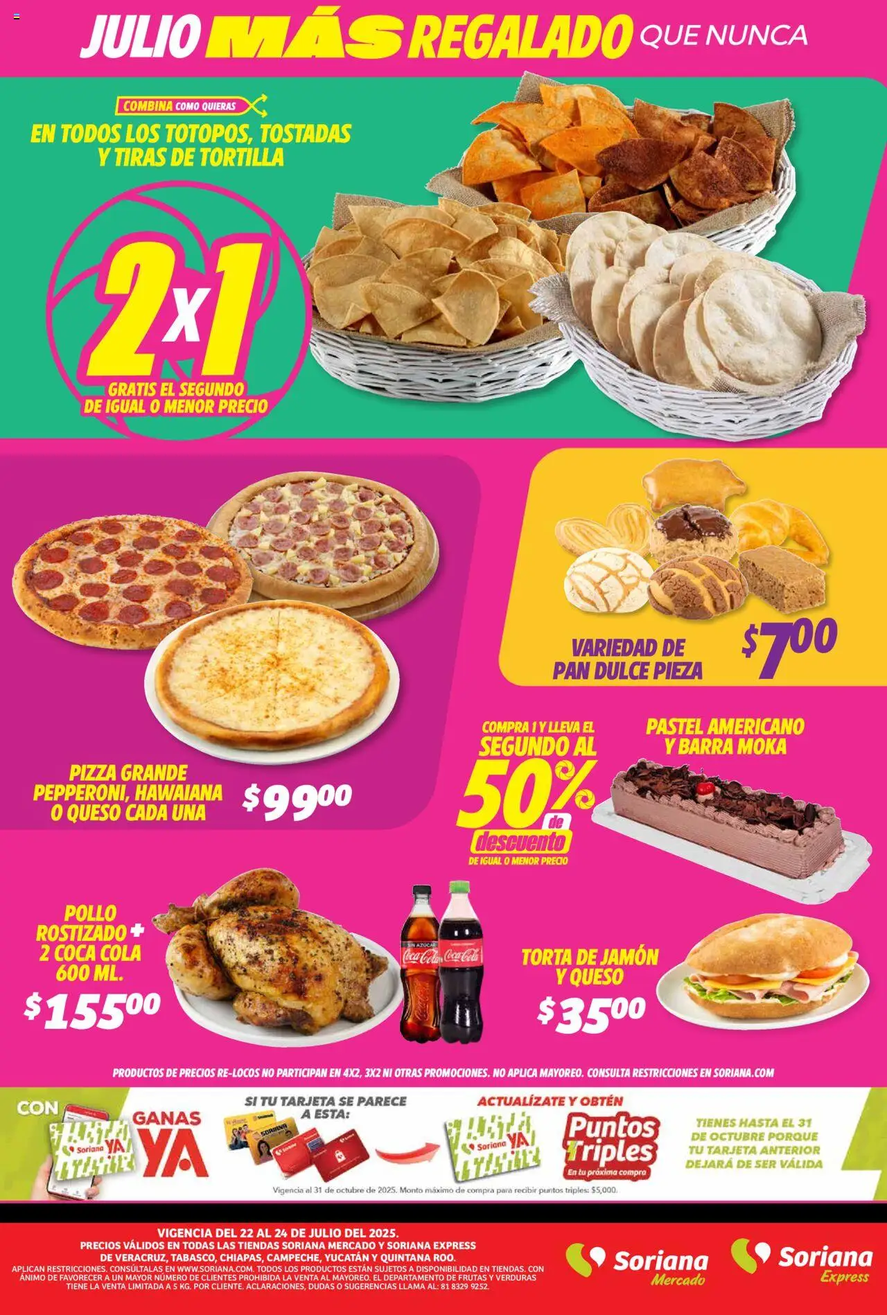 Soriana - Frescos del Mandado Mercado: Ver, Tab, Chis, Camp, Yuc y Q. Roo - página 2- válido desde 22/07/2025