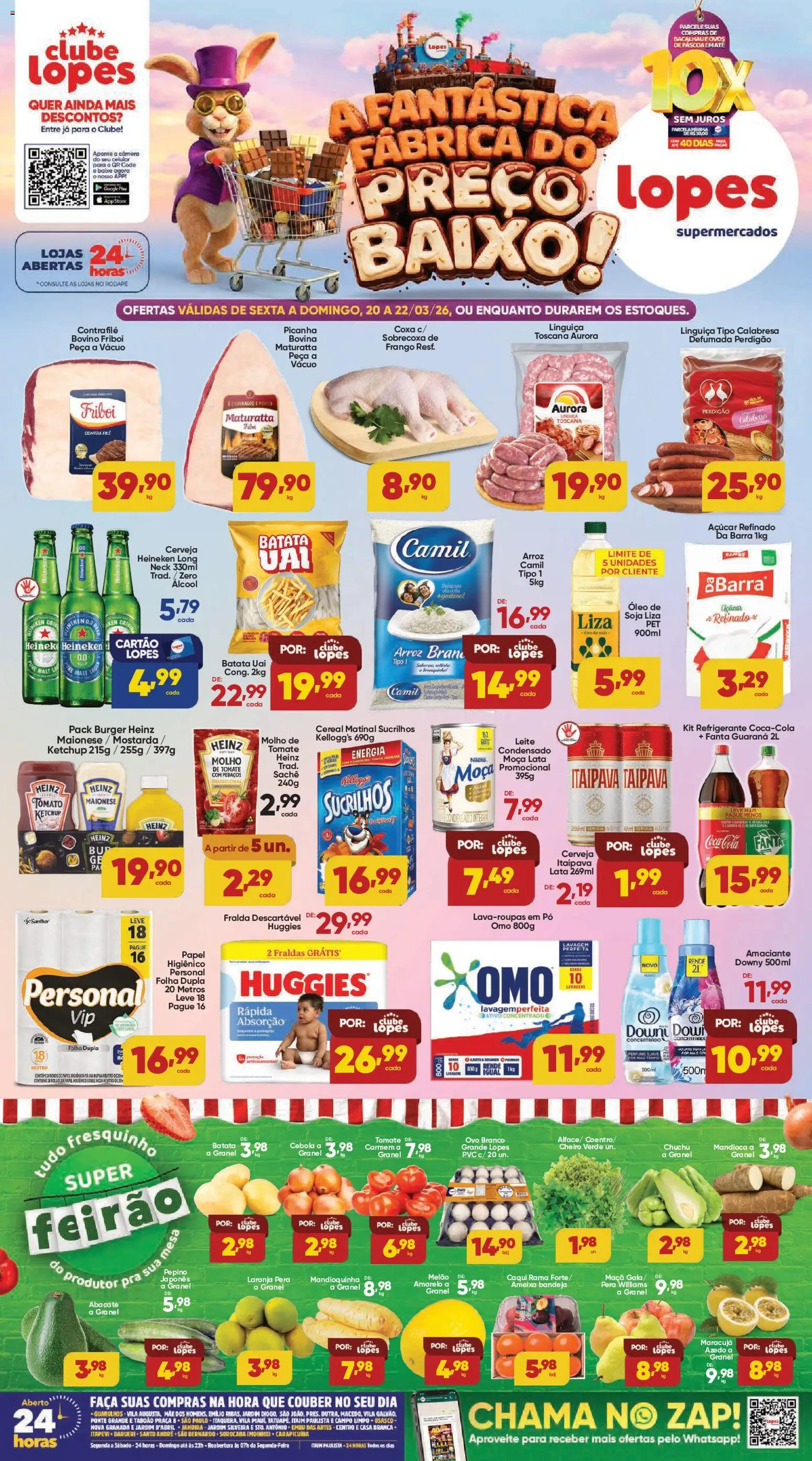 Lopes Supermercados - Ofertas da semana - página 1- válido a partir de 20/03/2026
