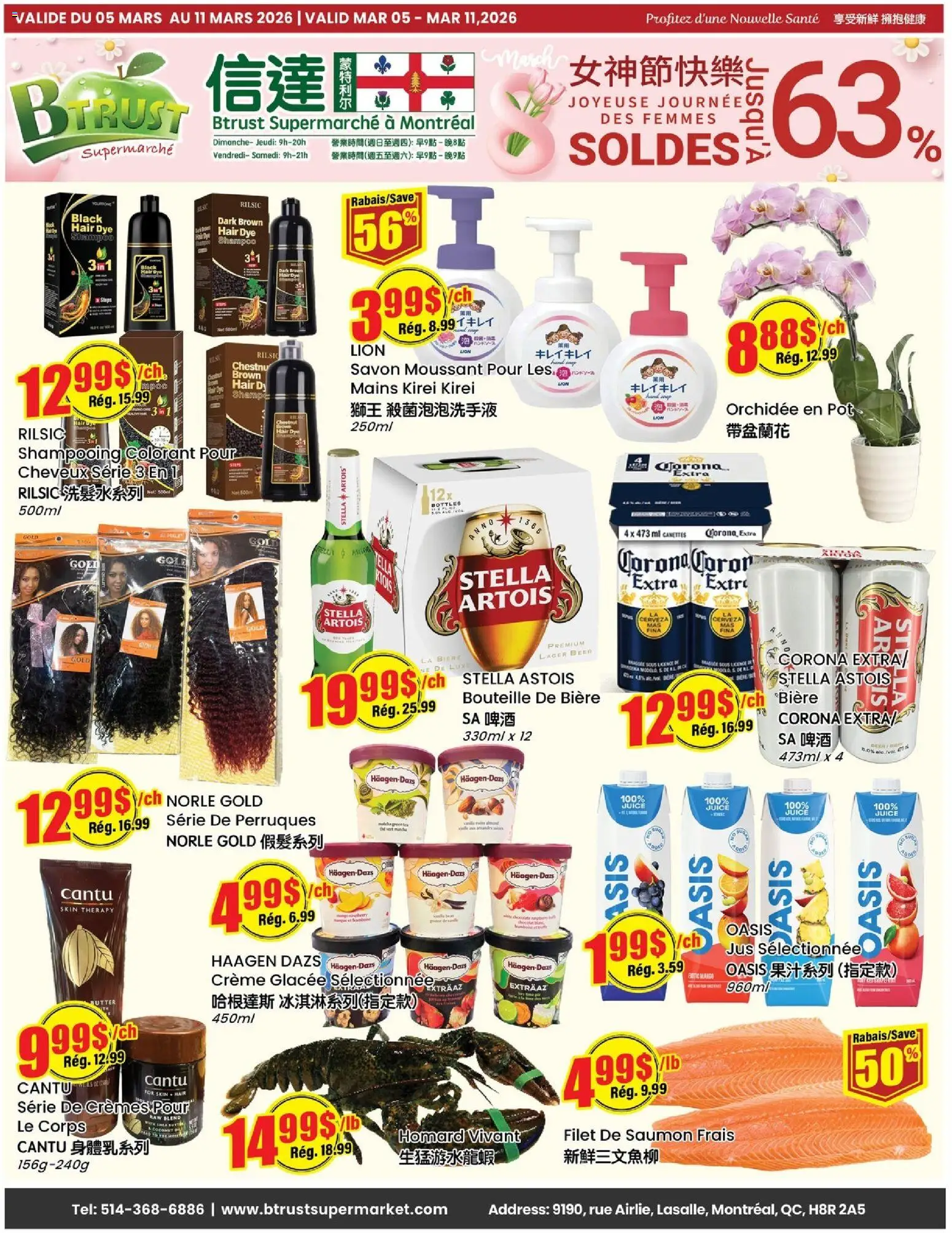 Btrust Supermarket weekly flyer / circulaire - page 1- valid from Mar 5, 2026