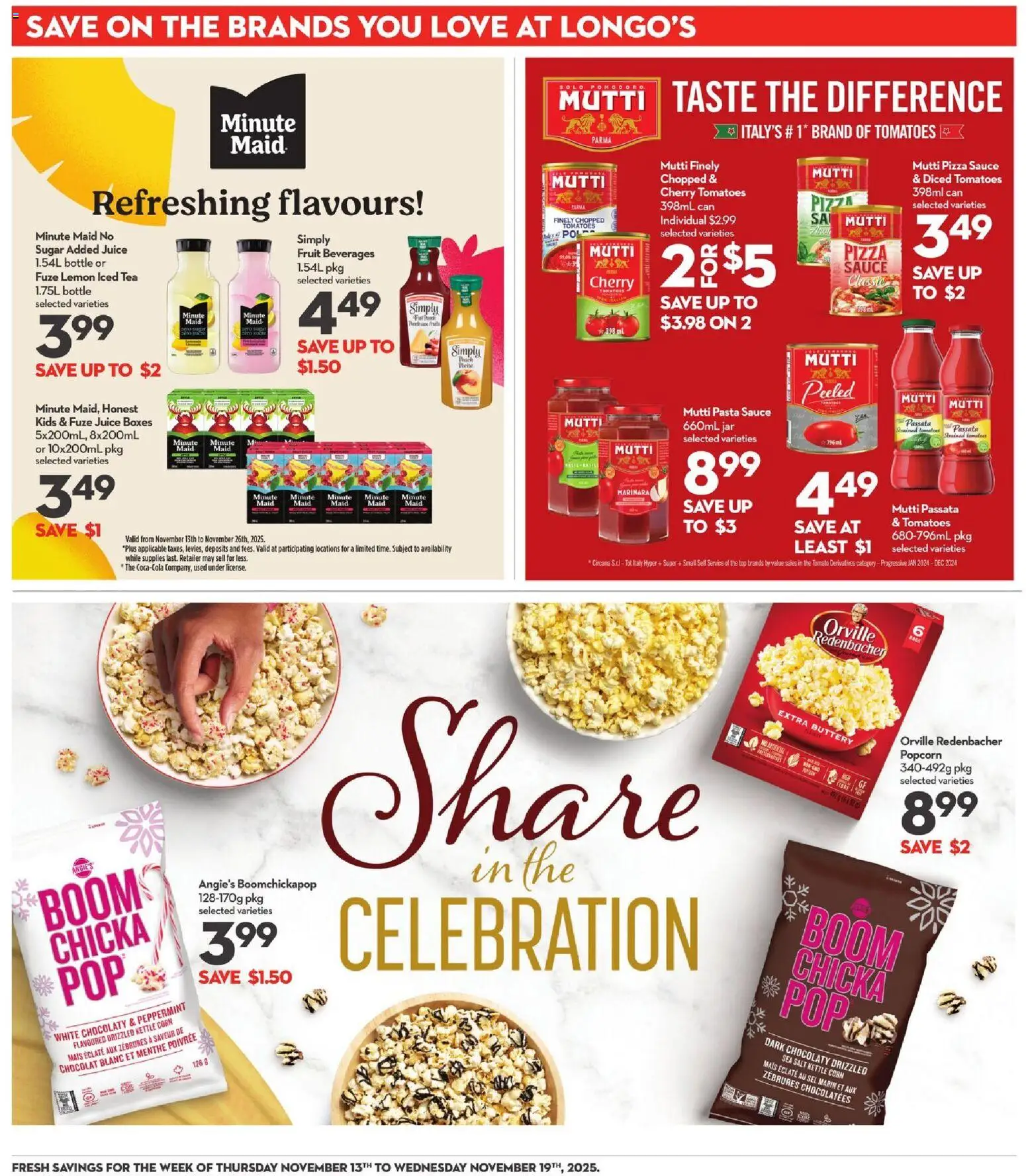 Longo's weekly flyer / circulaire - page 19- valid from Nov 13, 2025