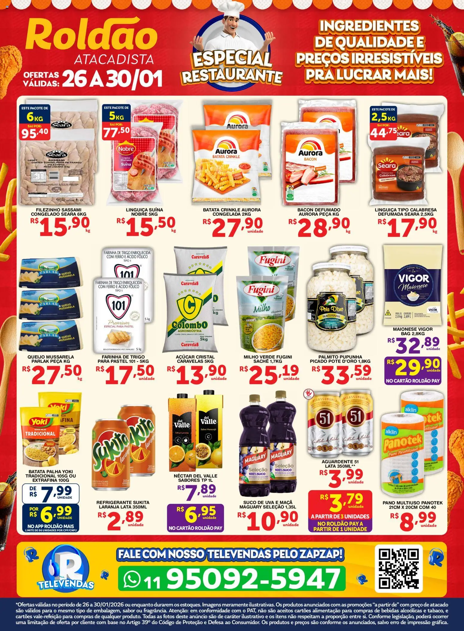 Roldão - Ofertas da semana - página 1- válido a partir de 26/01/2026
