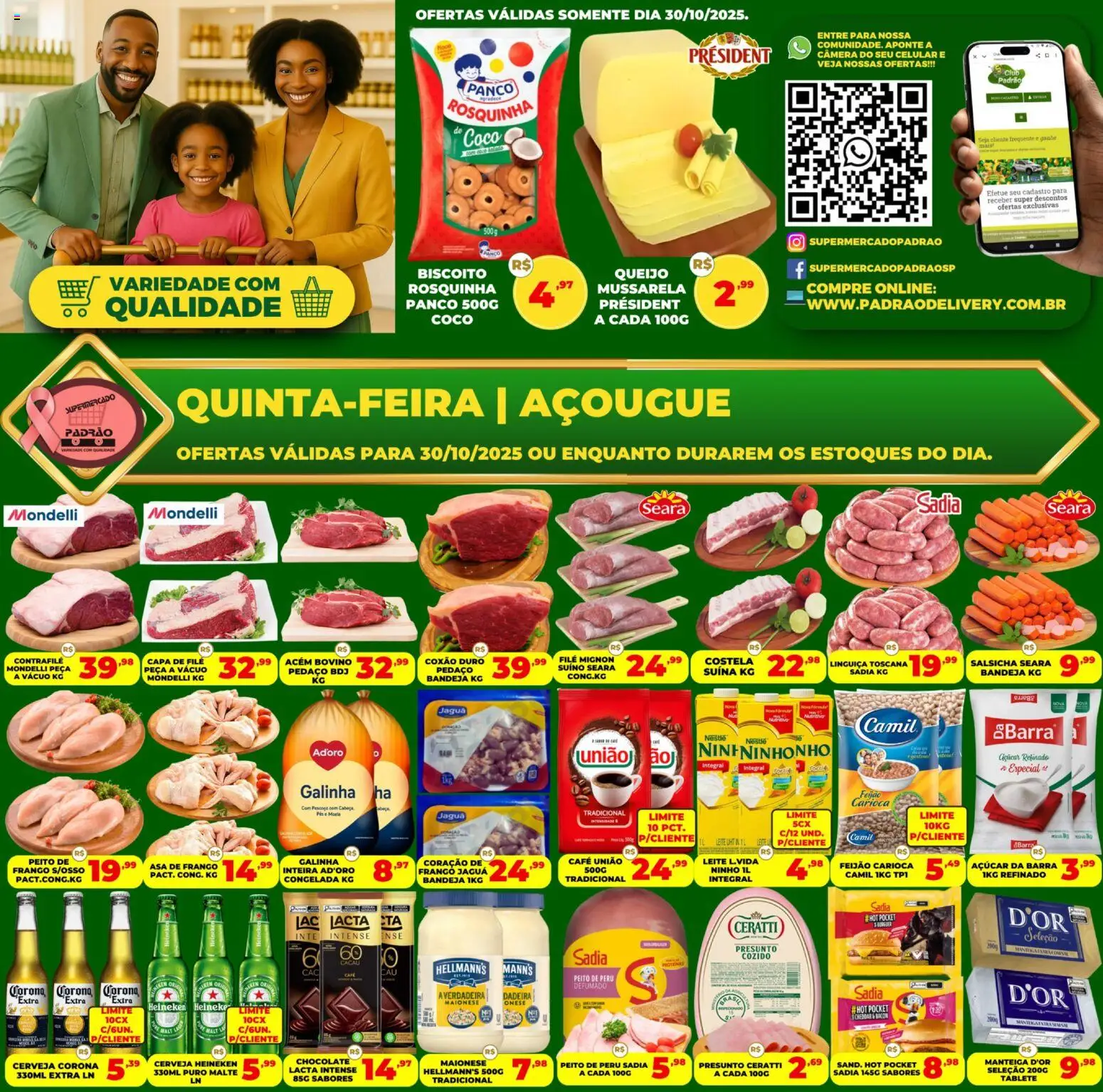 Supermercado Padrão - Ofertas do Açougue - página 1- válido a partir de 30/10/2025
