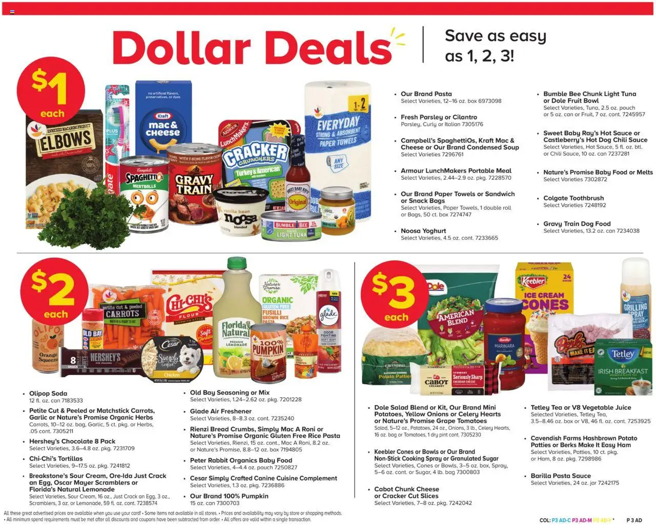 Giant Weekly Ad - page 3- valid from 07/18/2025