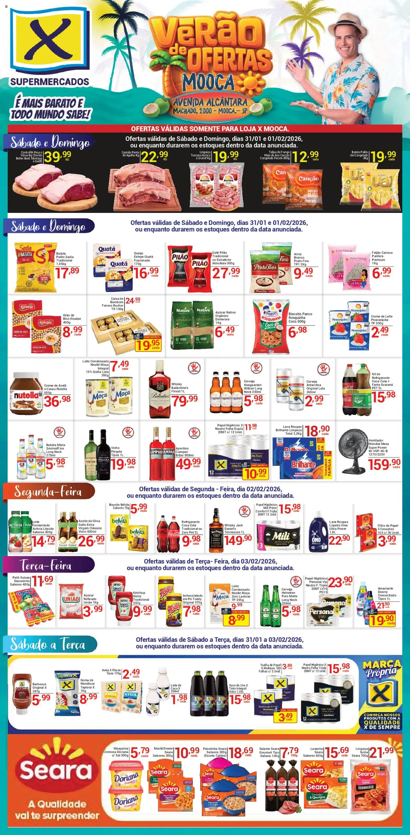 X Supermercados - Ofertas da semana - página 1- válido a partir de 31/01/2026
