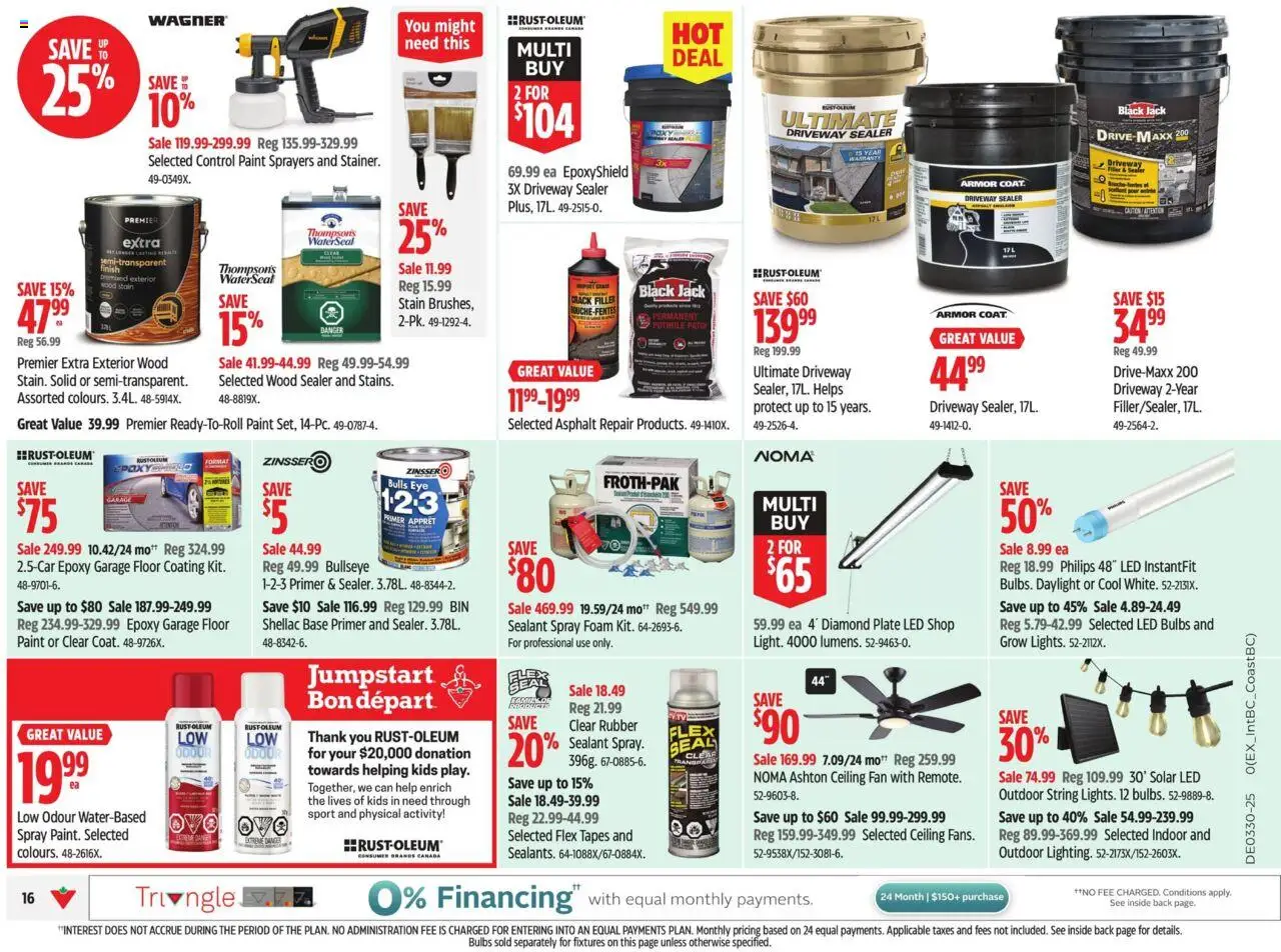 Canadian Tire weekly flyer / circulaire - page 25- valid from Jul 18, 2025