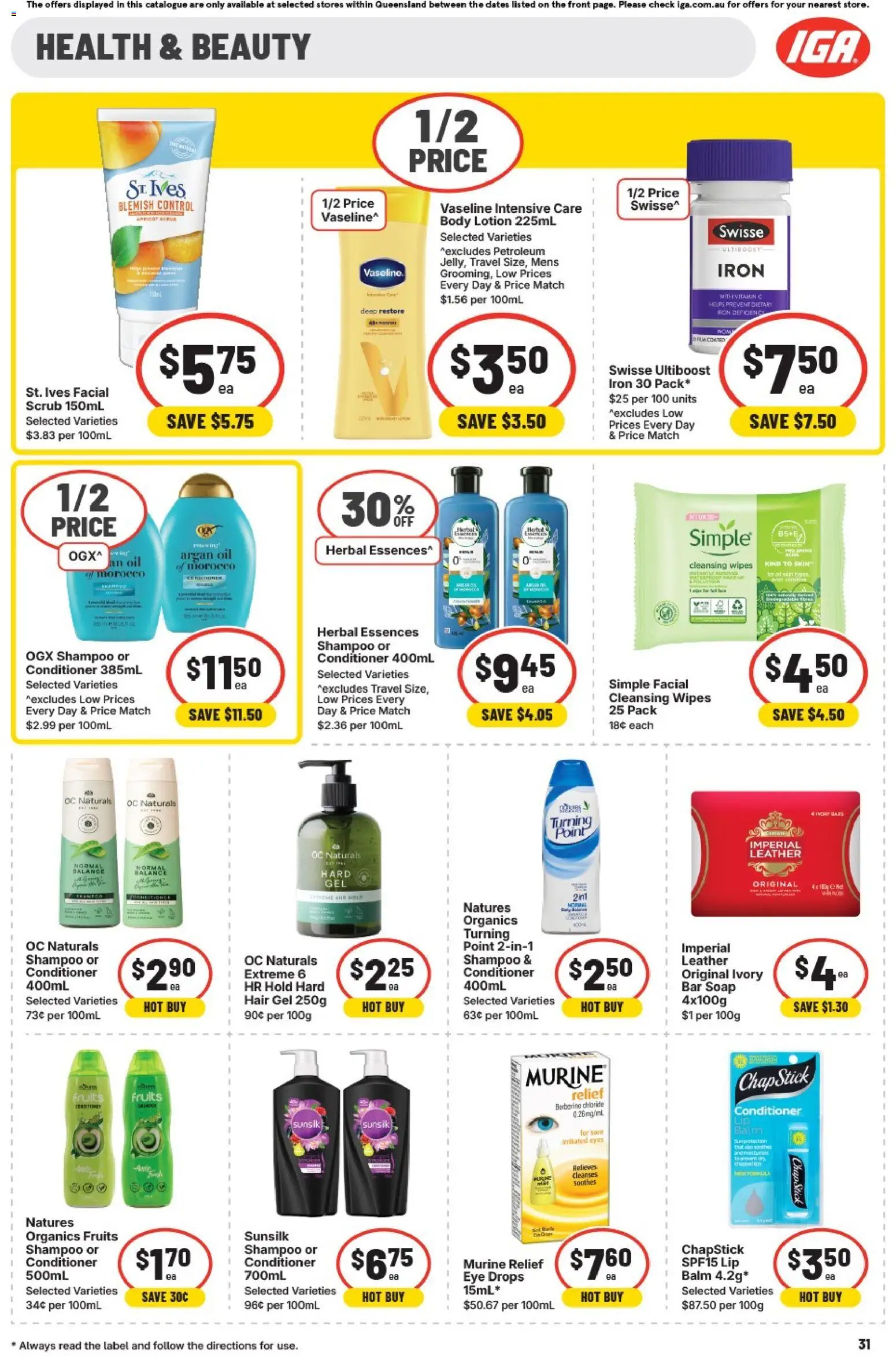 IGA Catalogue QLD - page 34- valid from 14/01/2026