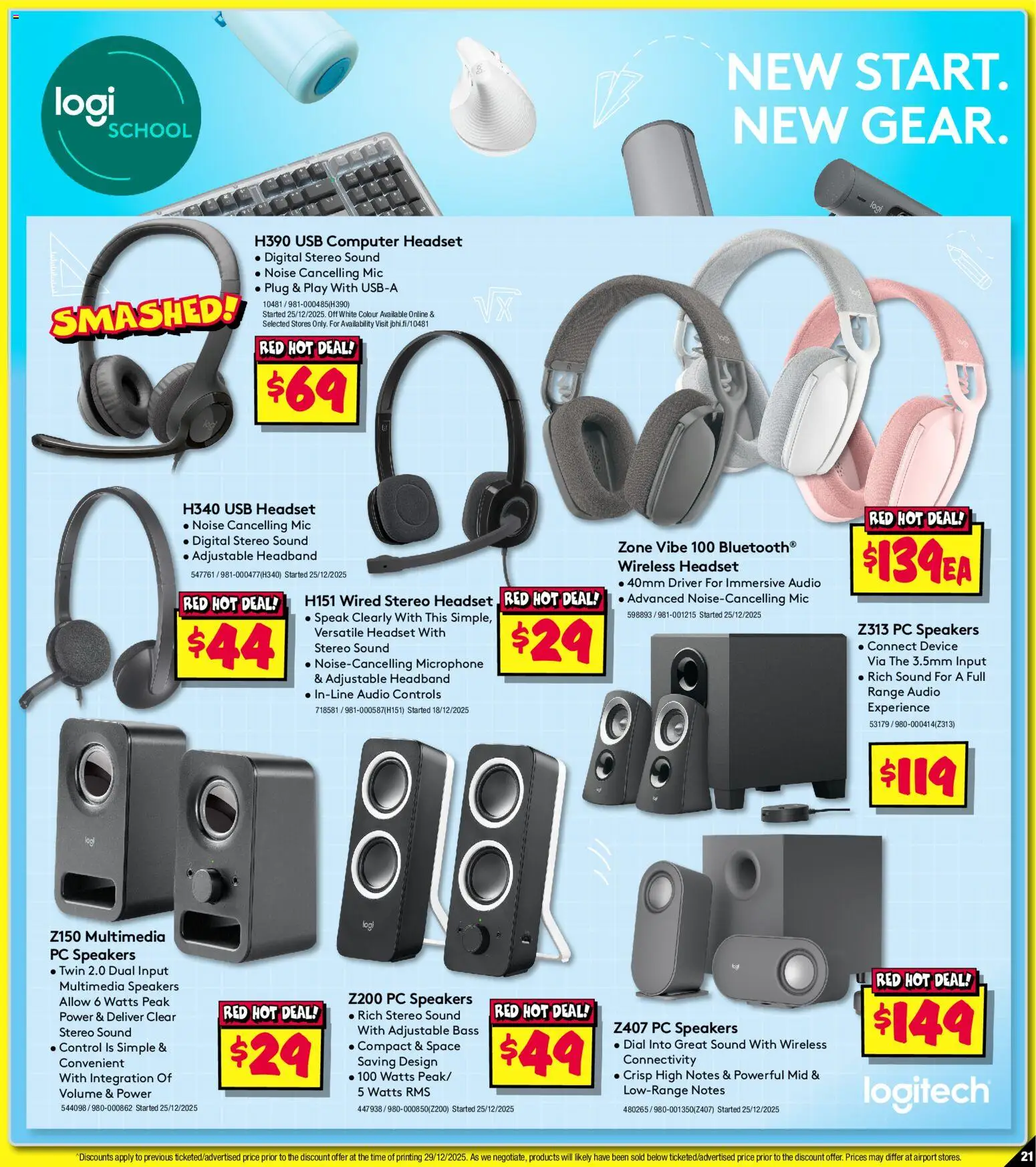 JB Hi-Fi - School time sellout on computers - page 21- valid from 08/01/2026