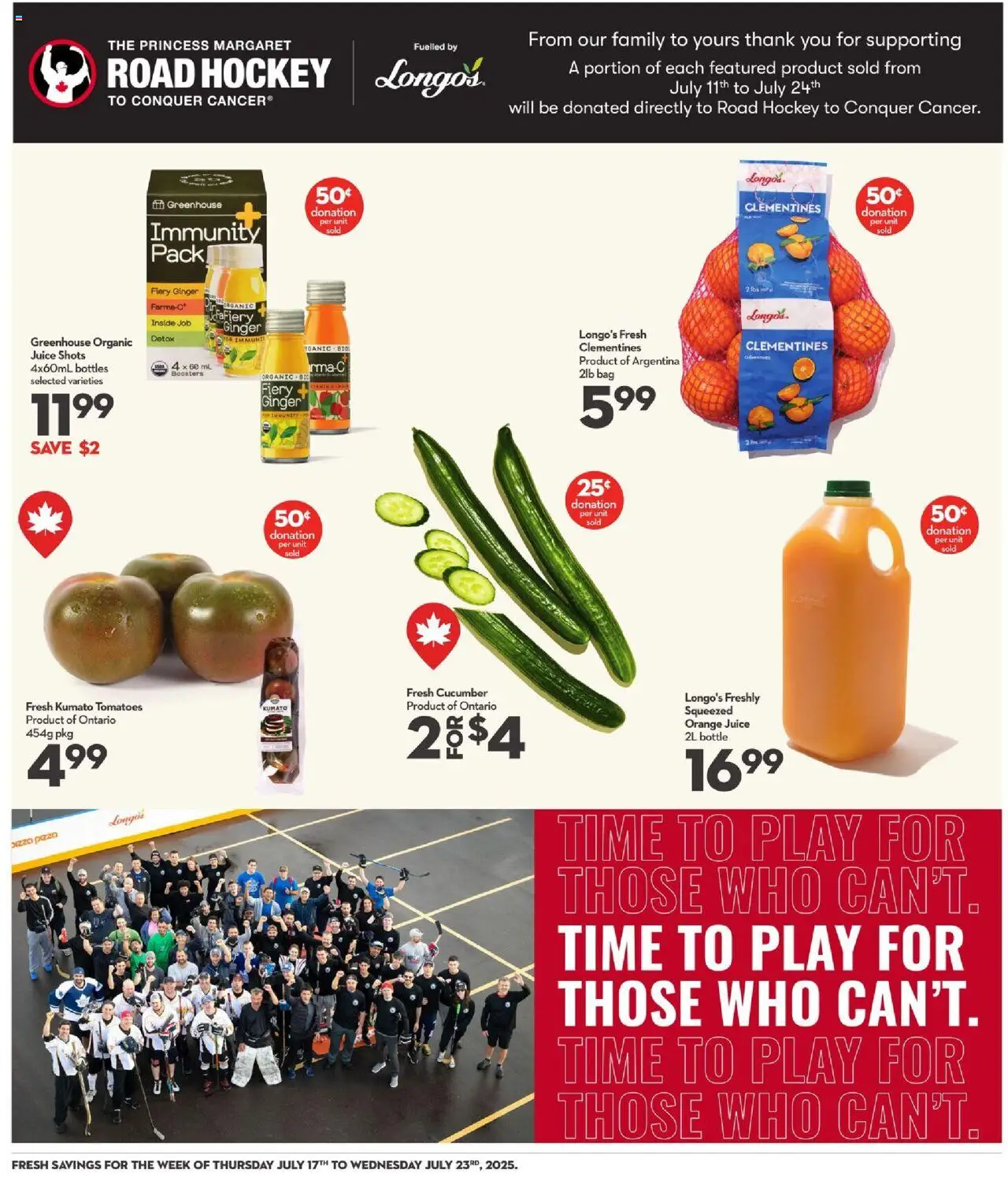 Longo's weekly flyer / circulaire - page 11- valid from Jul 17, 2025