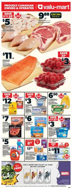 Preview Valu Mart weekly flyer valid from Sep 18, 2025