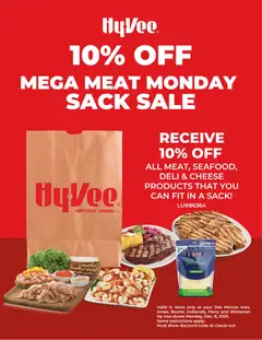 Preview HyVee Mega Meat Monday valid from 12/08/2025
