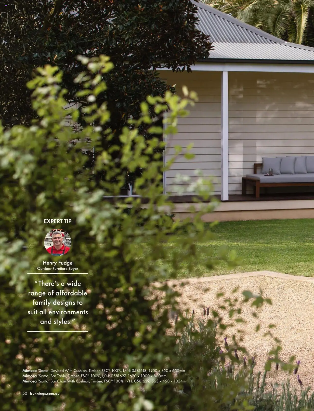 Bunnings Warehouse Outdoor Style Magazine 2025/26 - page 50- valid from 25/08/2025