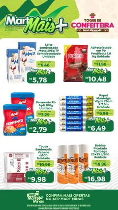 Pré-visualização Mart Minas - Ofertas de confeitaria válida a partir de 21/10/2025